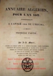 Annuaire 1842